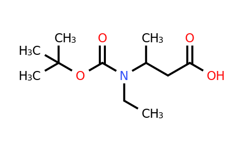 CAS 1343386-72-0 | 3-{[(tert-butoxy)carbonyl](ethyl)amino}butanoic acid