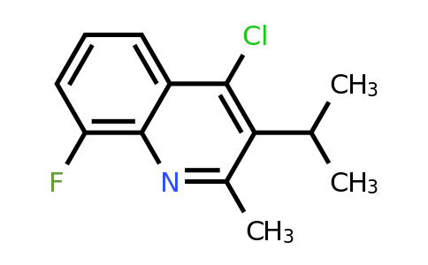 CAS 1343392-03-9 | 4-Chloro-8-fluoro-3-isopropyl-2-methylquinoline