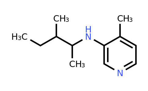 CAS 1343438-17-4 | 4-methyl-N-(3-methylpentan-2-yl)pyridin-3-amine