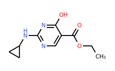 CAS 1343491-58-6 | Ethyl 2-(cyclopropylamino)-4-hydroxypyrimidine-5-carboxylate