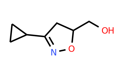 CAS 1343591-10-5 | (3-cyclopropyl-4,5-dihydro-1,2-oxazol-5-yl)methanol