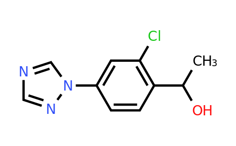 CAS 1343597-11-4 | 1-[2-chloro-4-(1H-1,2,4-triazol-1-yl)phenyl]ethan-1-ol