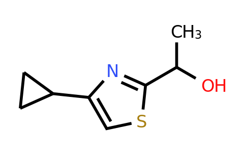 CAS 1343645-71-5 | 1-(4-cyclopropyl-1,3-thiazol-2-yl)ethan-1-ol