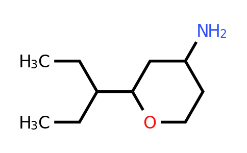 CAS 1343647-62-0 | 2-(pentan-3-yl)oxan-4-amine
