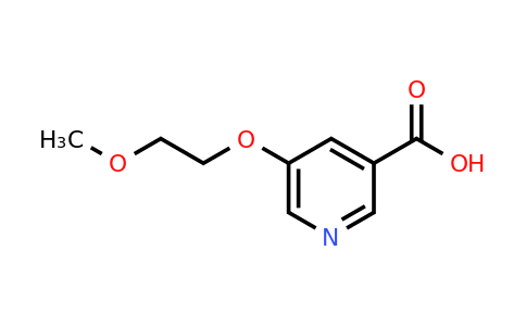 CAS 1343658-77-4 | 5-(2-methoxyethoxy)pyridine-3-carboxylic acid