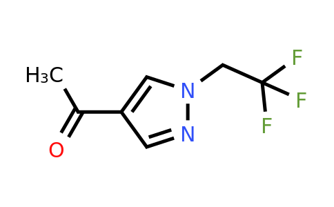 CAS 1343677-86-0 | 1-[1-(2,2,2-trifluoroethyl)-1H-pyrazol-4-yl]ethan-1-one