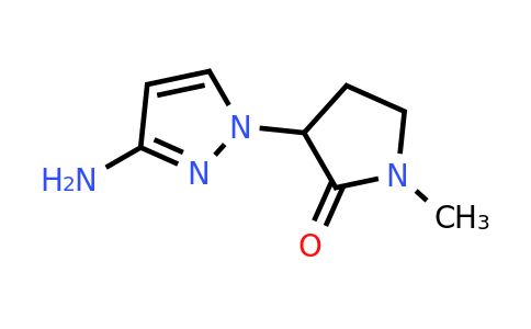 CAS 1343681-39-9 | 3-(3-amino-1H-pyrazol-1-yl)-1-methylpyrrolidin-2-one