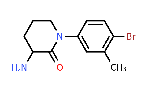 CAS 1343710-09-7 | 3-amino-1-(4-bromo-3-methylphenyl)piperidin-2-one