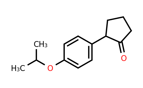 CAS 1343760-78-0 | 2-[4-(propan-2-yloxy)phenyl]cyclopentan-1-one
