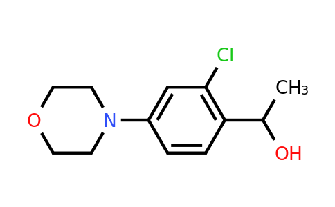 CAS 1343761-16-9 | 1-[2-chloro-4-(morpholin-4-yl)phenyl]ethan-1-ol