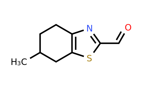CAS 1343764-35-1 | 6-methyl-4,5,6,7-tetrahydro-1,3-benzothiazole-2-carbaldehyde