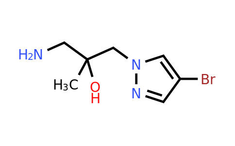 CAS 1343775-94-9 | 1-amino-3-(4-bromo-1H-pyrazol-1-yl)-2-methylpropan-2-ol