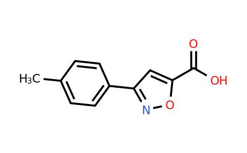 CAS 134378-95-3 | 3-(4-Methylphenyl)-1,2-oxazole-5-carboxylic acid