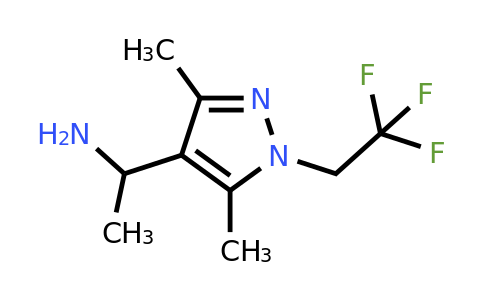 CAS 1343793-69-0 | 1-[3,5-dimethyl-1-(2,2,2-trifluoroethyl)-1H-pyrazol-4-yl]ethan-1-amine