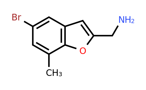 CAS 1343809-80-2 | (5-bromo-7-methyl-1-benzofuran-2-yl)methanamine