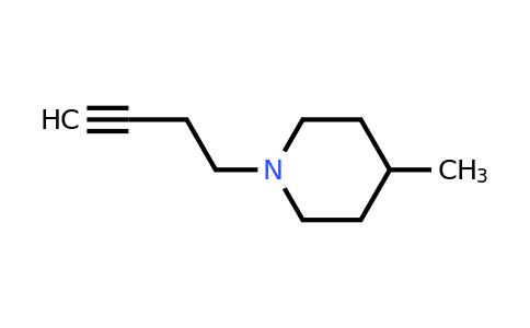 CAS 1343816-79-4 | 1-(but-3-yn-1-yl)-4-methylpiperidine