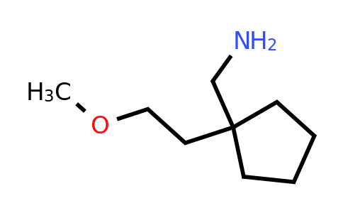 CAS 1343821-06-6 | [1-(2-methoxyethyl)cyclopentyl]methanamine