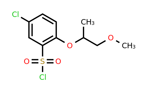CAS 1343835-30-2 | 5-chloro-2-[(1-methoxypropan-2-yl)oxy]benzene-1-sulfonyl chloride