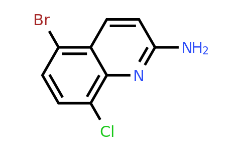 CAS 1343863-73-9 | 5-bromo-8-chloroquinolin-2-amine