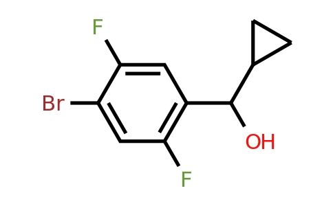 CAS 1343874-92-9 | (4-Bromo-2,5-difluorophenyl)(cyclopropyl)methanol