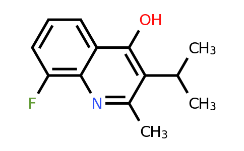 CAS 1343879-97-9 | 8-Fluoro-3-isopropyl-2-methylquinolin-4-ol