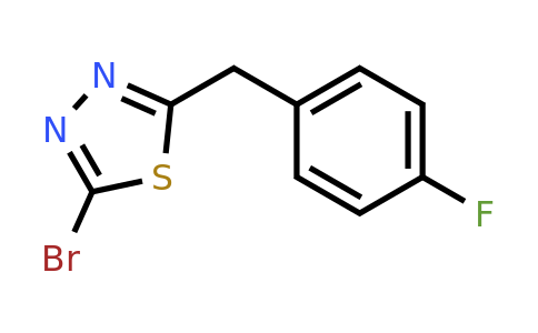 CAS 1343894-39-2 | 2-bromo-5-[(4-fluorophenyl)methyl]-1,3,4-thiadiazole