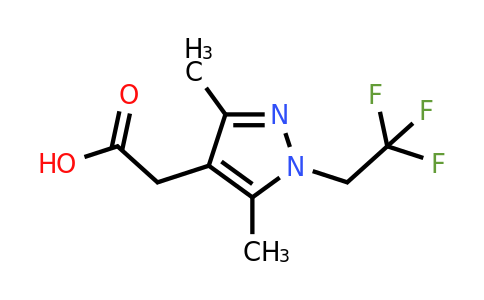 CAS 1343894-50-7 | 2-[3,5-dimethyl-1-(2,2,2-trifluoroethyl)-1H-pyrazol-4-yl]acetic acid