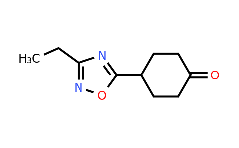 CAS 1343917-56-5 | 4-(3-ethyl-1,2,4-oxadiazol-5-yl)cyclohexan-1-one