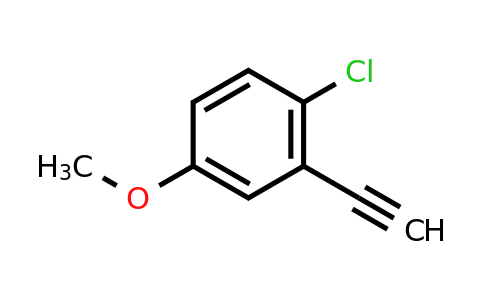 CAS 1343921-70-9 | 1-chloro-2-ethynyl-4-methoxybenzene