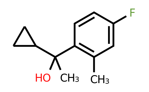 CAS 1343968-20-6 | 1-Cyclopropyl-1-(4-fluoro-2-methylphenyl)ethanol