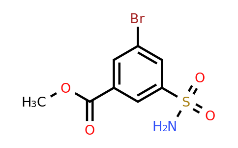 CAS 1343983-13-0 | methyl 3-bromo-5-sulfamoylbenzoate