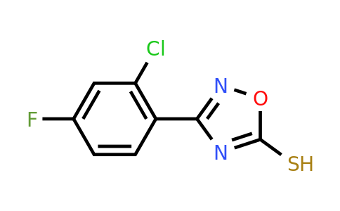 CAS 1343988-99-7 | 3-(2-chloro-4-fluorophenyl)-1,2,4-oxadiazole-5-thiol