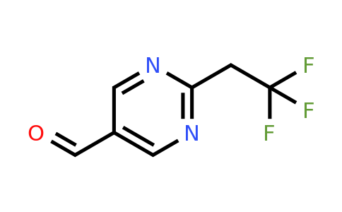CAS 1343995-90-3 | 2-(2,2,2-Trifluoroethyl)pyrimidine-5-carbaldehyde