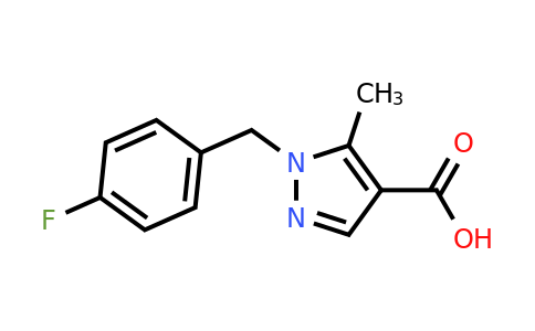 1-(4-fluorobenzyl)-5-methyl-1H-pyrazole-4-carboxylic acid