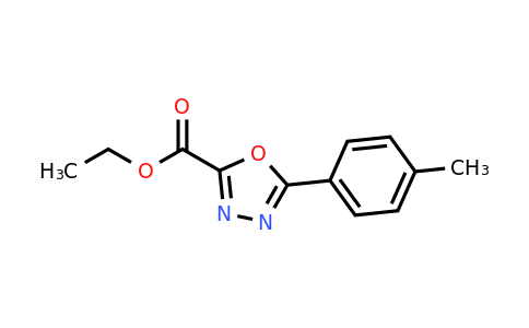 CAS 1344046-00-9 | ethyl 5-(p-tolyl)-1,3,4-oxadiazole-2-carboxylate