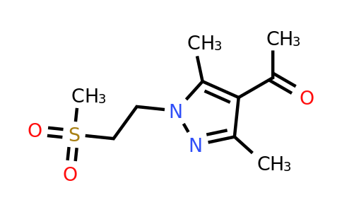CAS 1344063-71-3 | 1-[1-(2-methanesulfonylethyl)-3,5-dimethyl-1H-pyrazol-4-yl]ethan-1-one