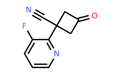 CAS 1344145-36-3 | 1-(3-fluoropyridin-2-yl)-3-oxocyclobutane-1-carbonitrile