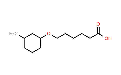 CAS 1344222-36-1 | 6-[(3-methylcyclohexyl)oxy]hexanoic acid