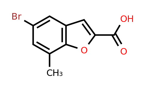 CAS 1344234-60-1 | 5-bromo-7-methyl-1-benzofuran-2-carboxylic acid