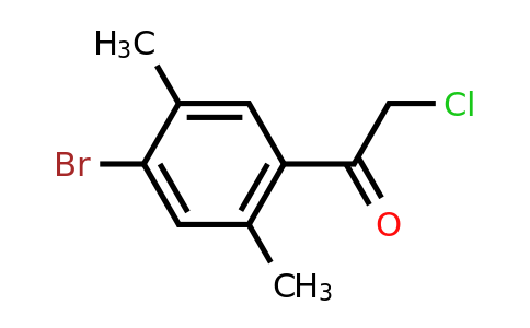 CAS 1344243-82-8 | 1-(4-bromo-2,5-dimethylphenyl)-2-chloroethan-1-one