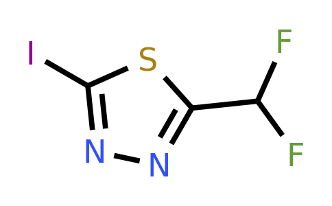 CAS 1344266-66-5 | 2-(difluoromethyl)-5-iodo-1,3,4-thiadiazole