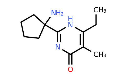 CAS 1344269-19-7 | 2-(1-aminocyclopentyl)-6-ethyl-5-methyl-1H-pyrimidin-4-one