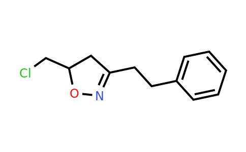 CAS 1344286-87-8 | 5-(chloromethyl)-3-(2-phenylethyl)-4,5-dihydro-1,2-oxazole