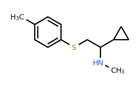CAS 1344302-93-7 | 1-Cyclopropyl-N-methyl-2-(p-tolylthio)ethanamine