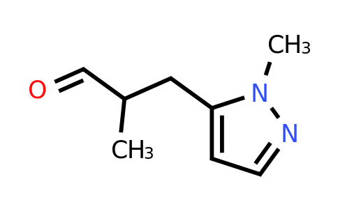 CAS 1344347-84-7 | 2-methyl-3-(1-methyl-1H-pyrazol-5-yl)propanal