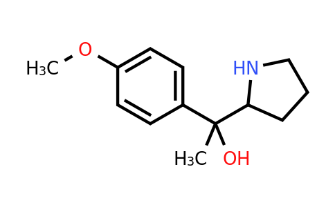 CAS 1344349-87-6 | 1-(4-methoxyphenyl)-1-(pyrrolidin-2-yl)ethan-1-ol