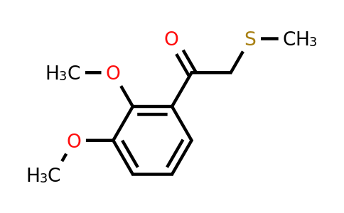 CAS 1344355-79-8 | 1-(2,3-dimethoxyphenyl)-2-(methylsulfanyl)ethan-1-one