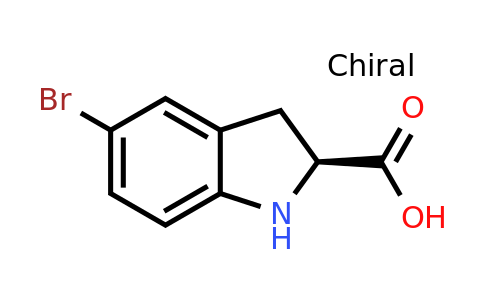 CAS 1344389-49-6 | (2S)-5-bromo-2,3-dihydro-1H-indole-2-carboxylic acid
