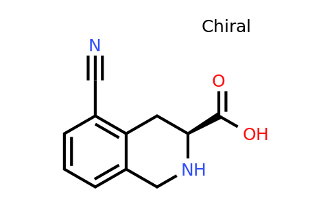CAS 1344391-73-6 | (3S)-5-cyano-1,2,3,4-tetrahydroisoquinoline-3-carboxylic acid