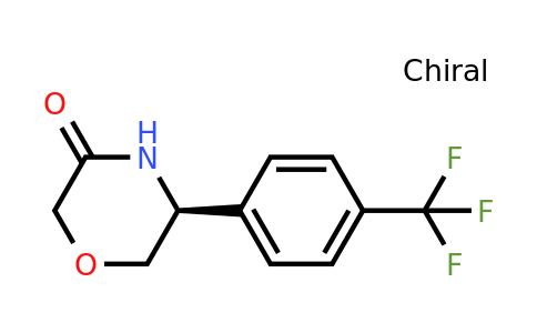 CAS 1344400-76-5 | (5S)-5-[4-(trifluoromethyl)phenyl]morpholin-3-one